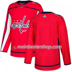Washington Capitals Blank Adidas 2017-2018 Rot Trikot Authentic - Herren